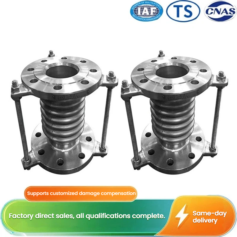 How do metal expansion joints prevent thermal stress in pipelines?